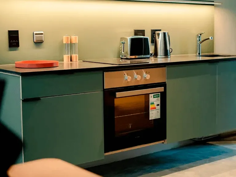 Apartment kitchen at BlackBrick Gardens