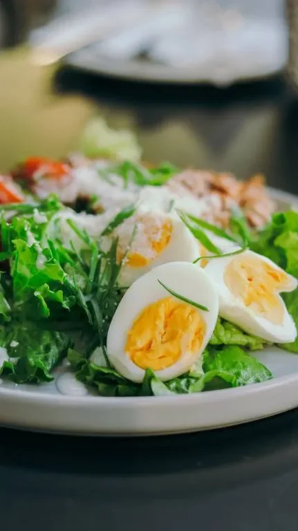 A freshly prepared salad at Heritage Café