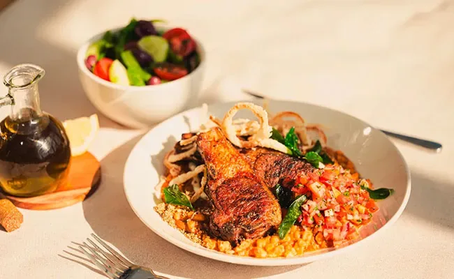 A freshly prepared dish at Artistry, BlackBrick Sandton 2