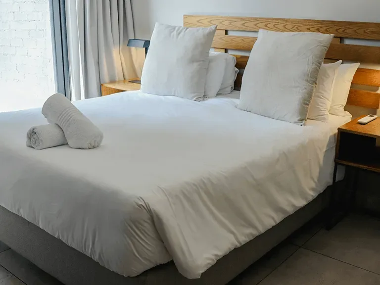 Apartment bedroom at BlackBrick Sandton 2