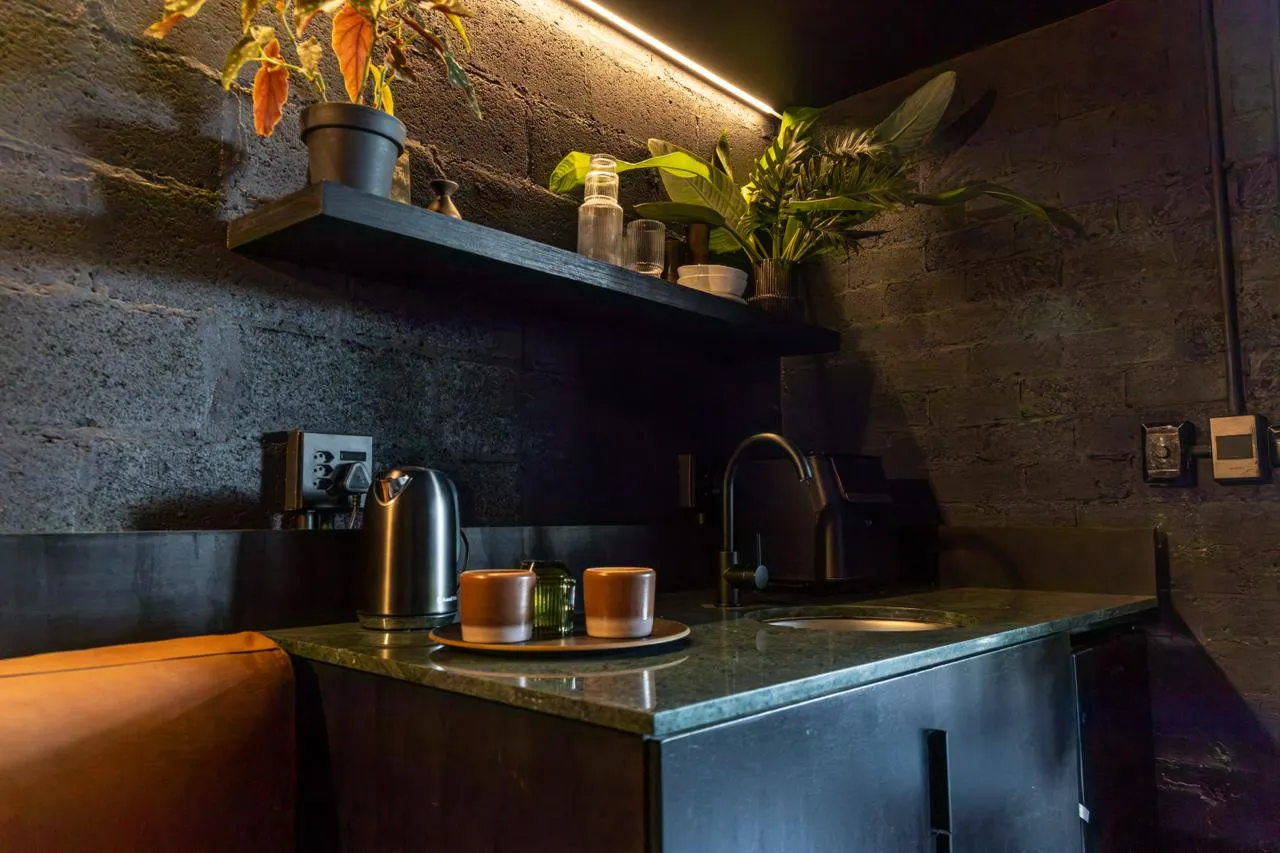 Show unit kitchenette at BlackBrick Umhlanga Rocks